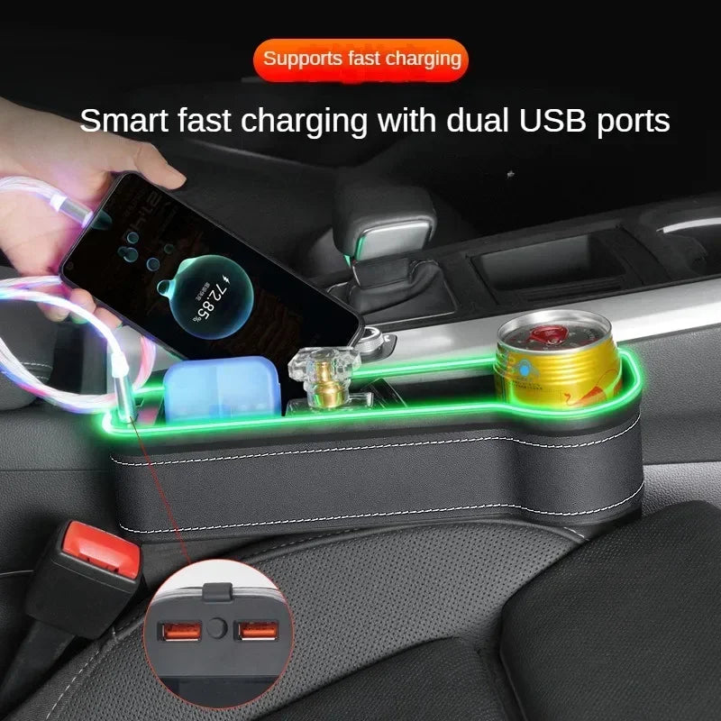 LED Car Seat Gap Caddy