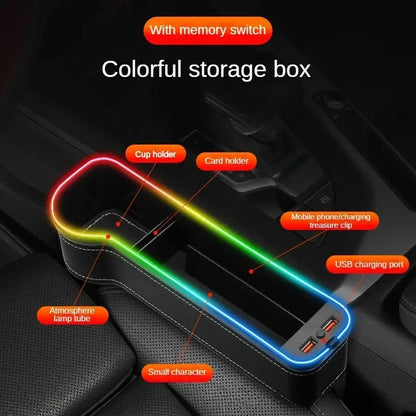 LED Car Seat Gap Caddy